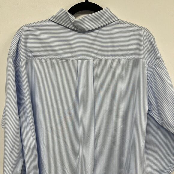 Zendaya x Tommy Hilfiger Striped Oversized Shirt Womens 2 Blue White Tunic - Picture 5 of 16